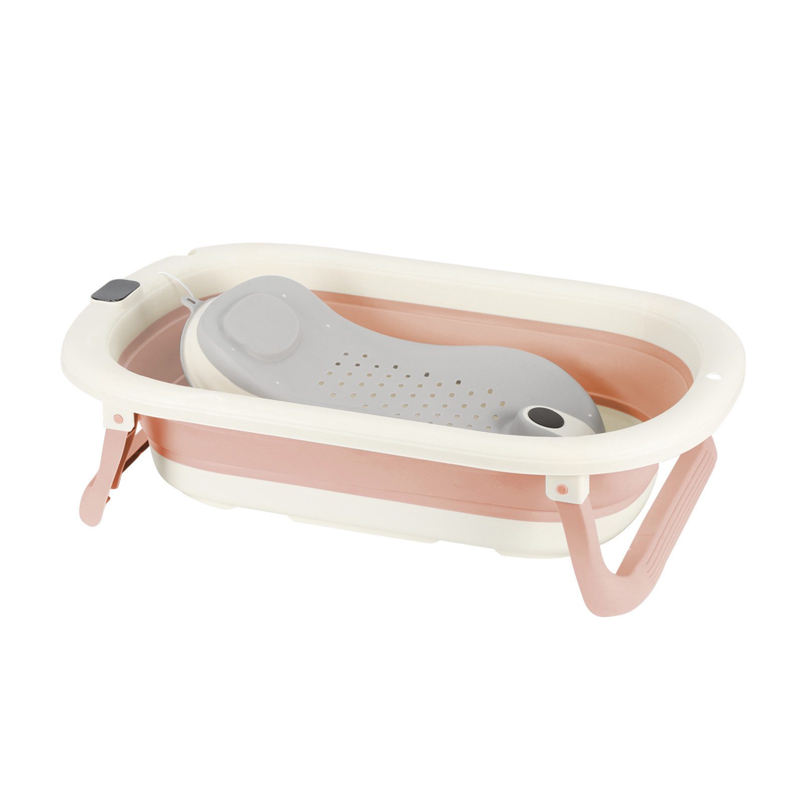 JEOBEST Babybadewanne Badebecken Duschwanne für Neugeborene Kleinkinder, Fa günstig online kaufen