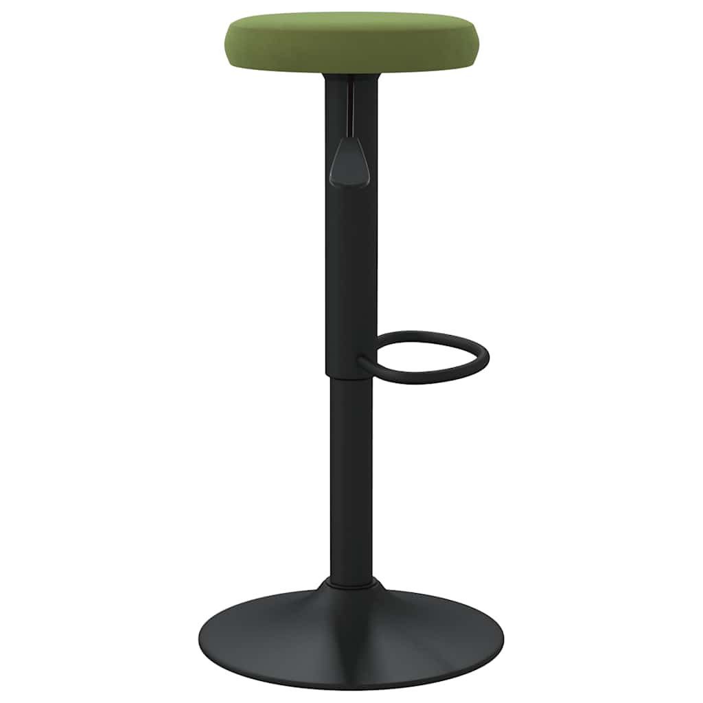 vidaXL Barhocker Barhocker 2 Stk. Hellgrün Samt (2 St)