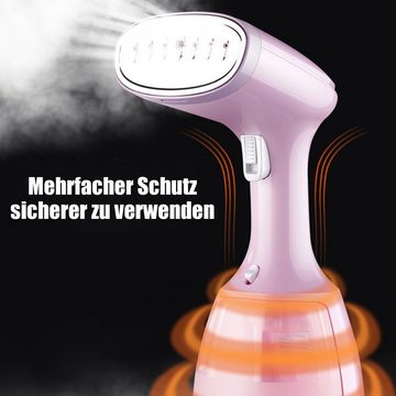 Vicbuy Dampfbürste, 1500 W, Dampfglätter 350ml Reisebügeleisen Haushalt