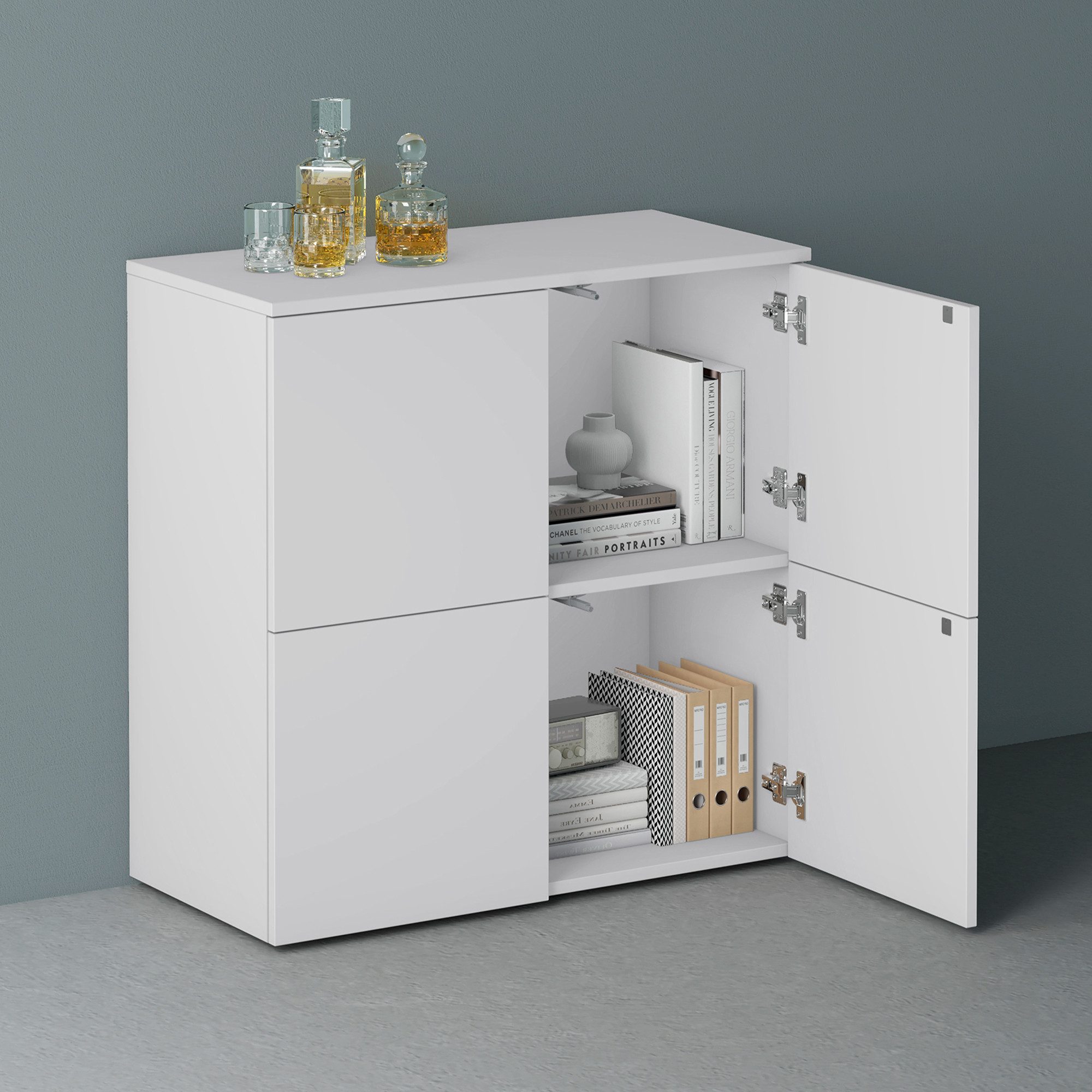 Mai & Mai Kommode Sideboard Holz Aufbewahrungsschrank Bodenstehend Möbel Schrank04 – Bild 5 von 5