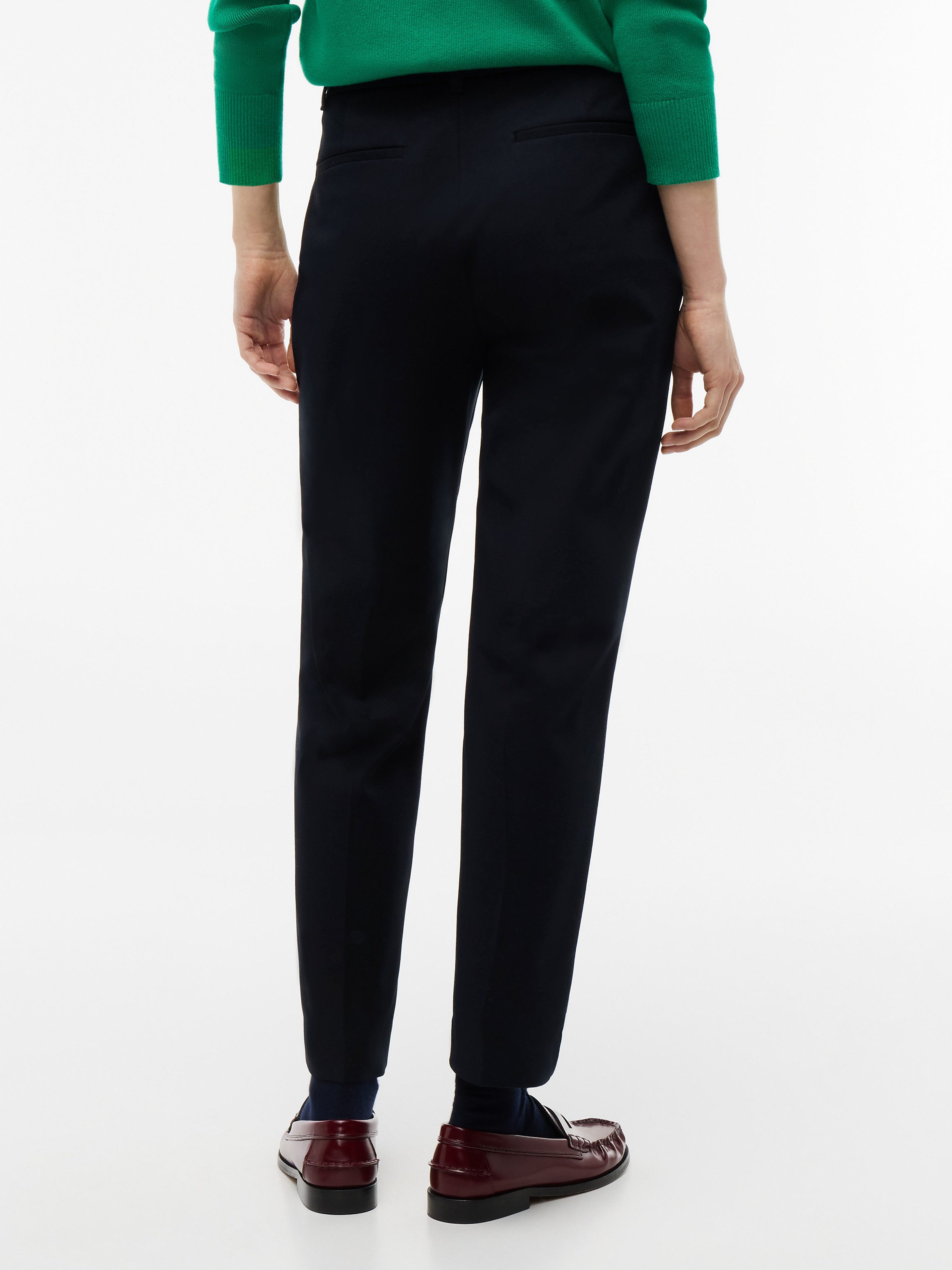 Tommy Hilfiger Anzughose GABARDINE SLIM STRAIGHT Baumwollmischung, slim fit