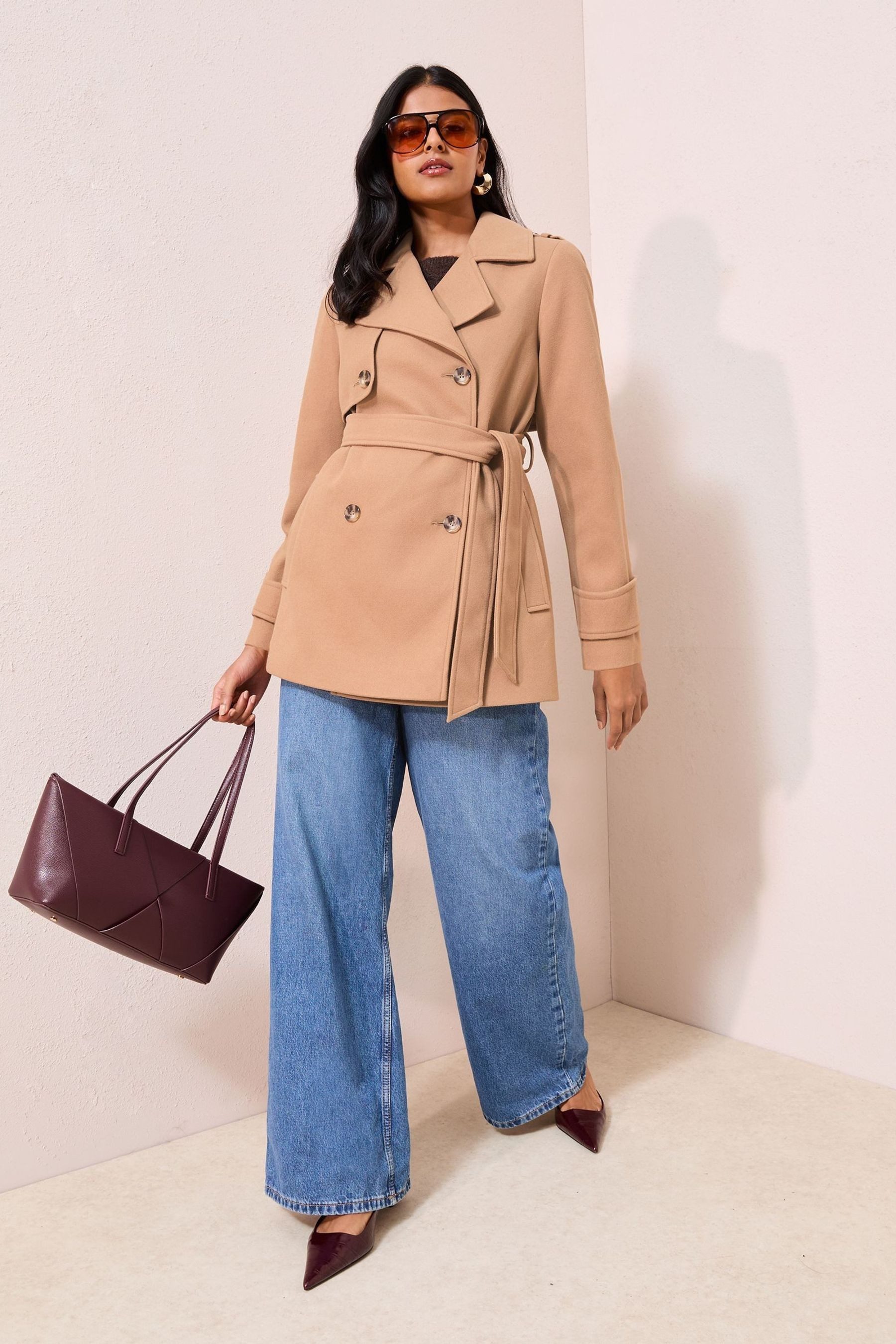 Friends Like These Trenchcoat Friends Like These Trenchcoat mit Gürtel (1-tlg)