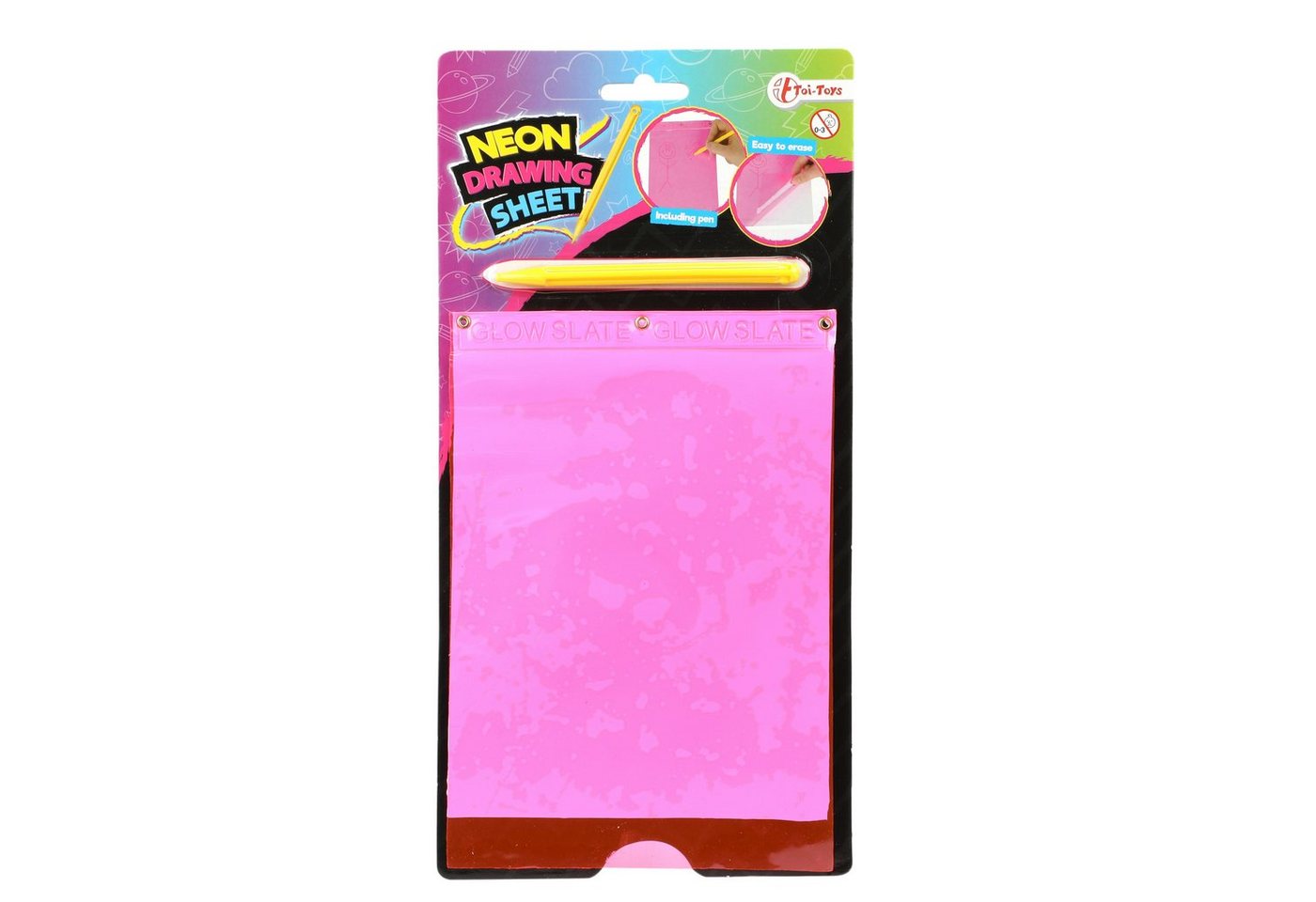 Thumbnail - Toi-Toys Malstift Magisches Kritzel Zeichenblatt A5 - Neon