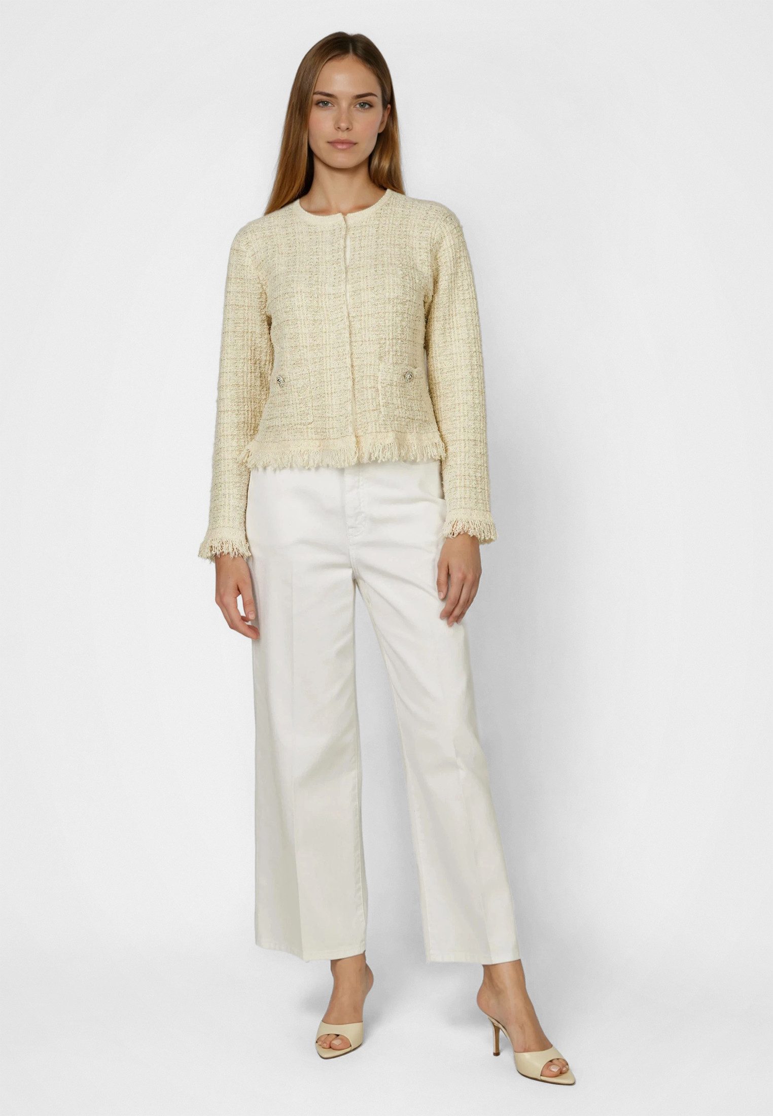 MARC AUREL Strickjacke aus Bouclé