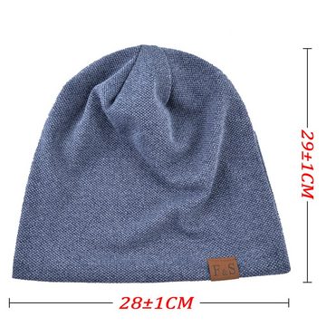 Coonoor Strickmütze Leichte Beanie,Slouch Beanie Mütze,Laufmütze