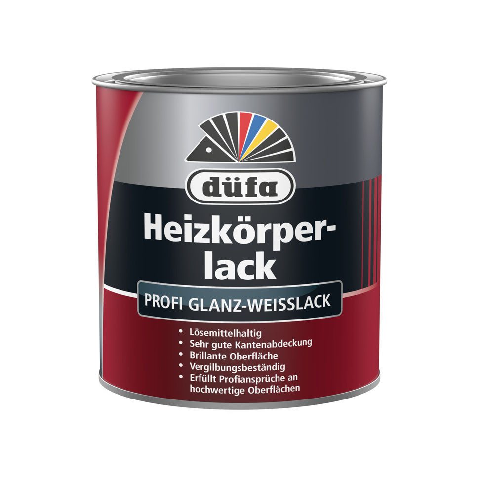 Heizkörperlack Weißlack 750 ml Oberflächenlack glänzend