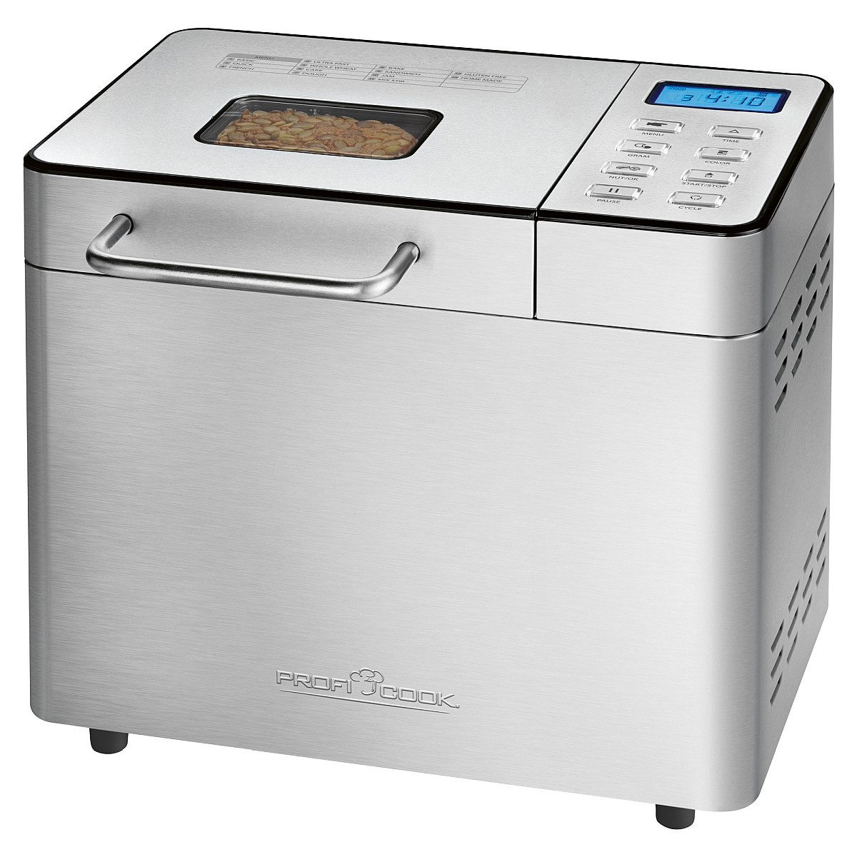 ProfiCook Brotbackautomat PC-BBA 1282, Brotbackautomat mit Timer, 13 Programme
