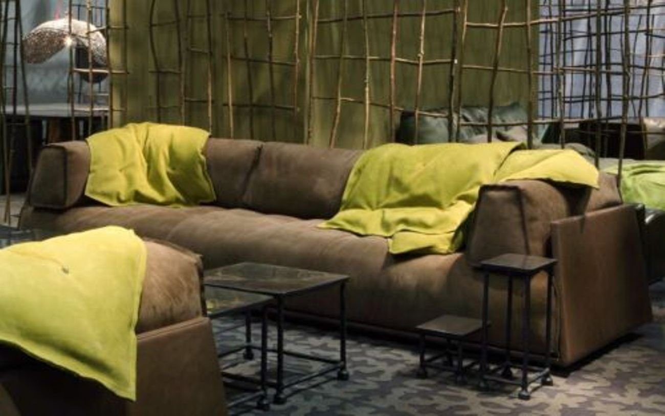JVmoebel 3-Sitzer Dreisitzer Couch Polster Design Sofa Moderne Möbel, Made in Europe Braun