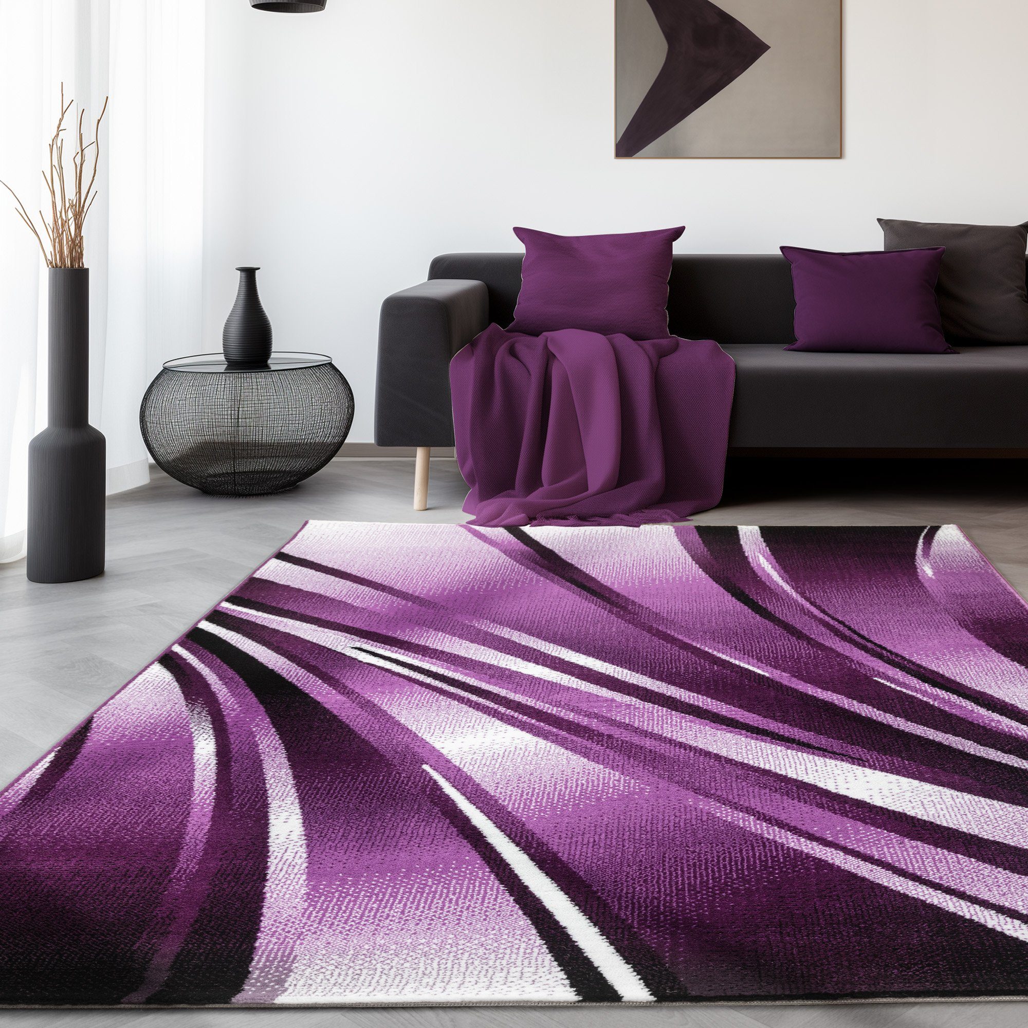 SIMPEX24 Designteppich Abstrakt Wellen Design, Läufer, günstig online kaufen
