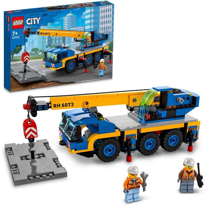 LEGO® Konstruktionsspielsteine Geländekran (60324) LEGO® City (340 St)