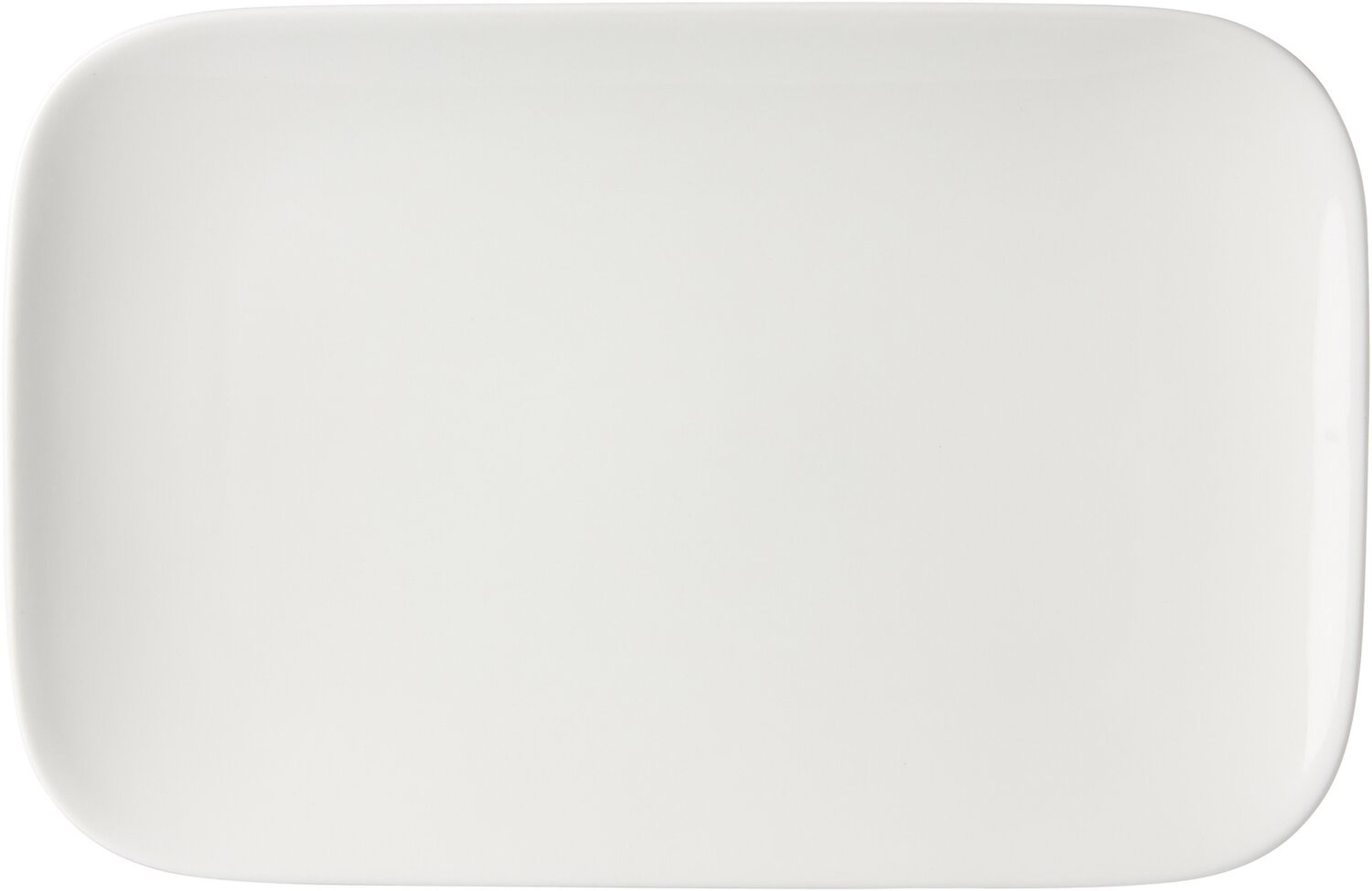 Ritzenhoff & Breker Servierplatte Arena Platte rechteckig 33,5 x 22 cm aus Porzellan, Porzellan, (1-tlg)