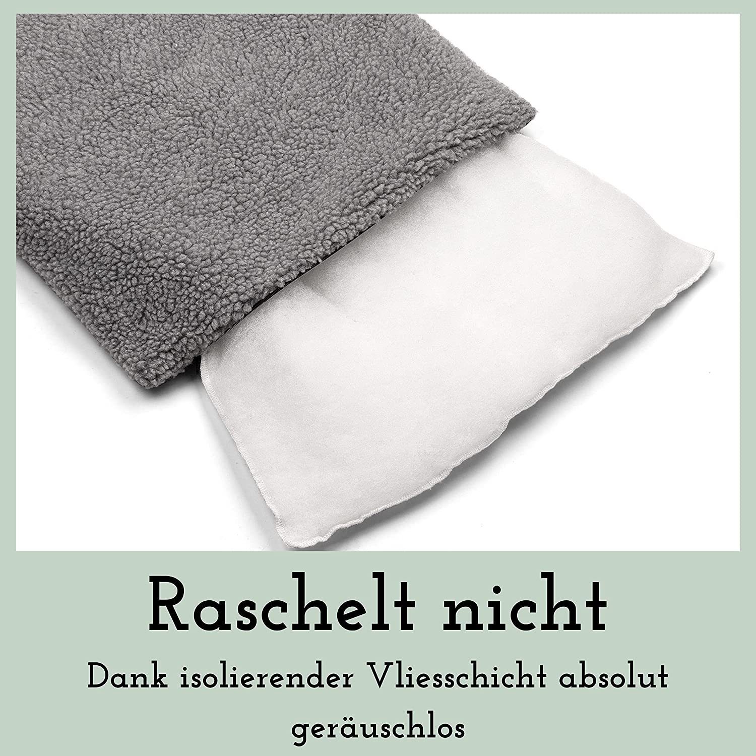 riijk Tierdecke Heizdecke, Plüsch, selbstheizende Hundedecke & Katzendecke für kalte Böden