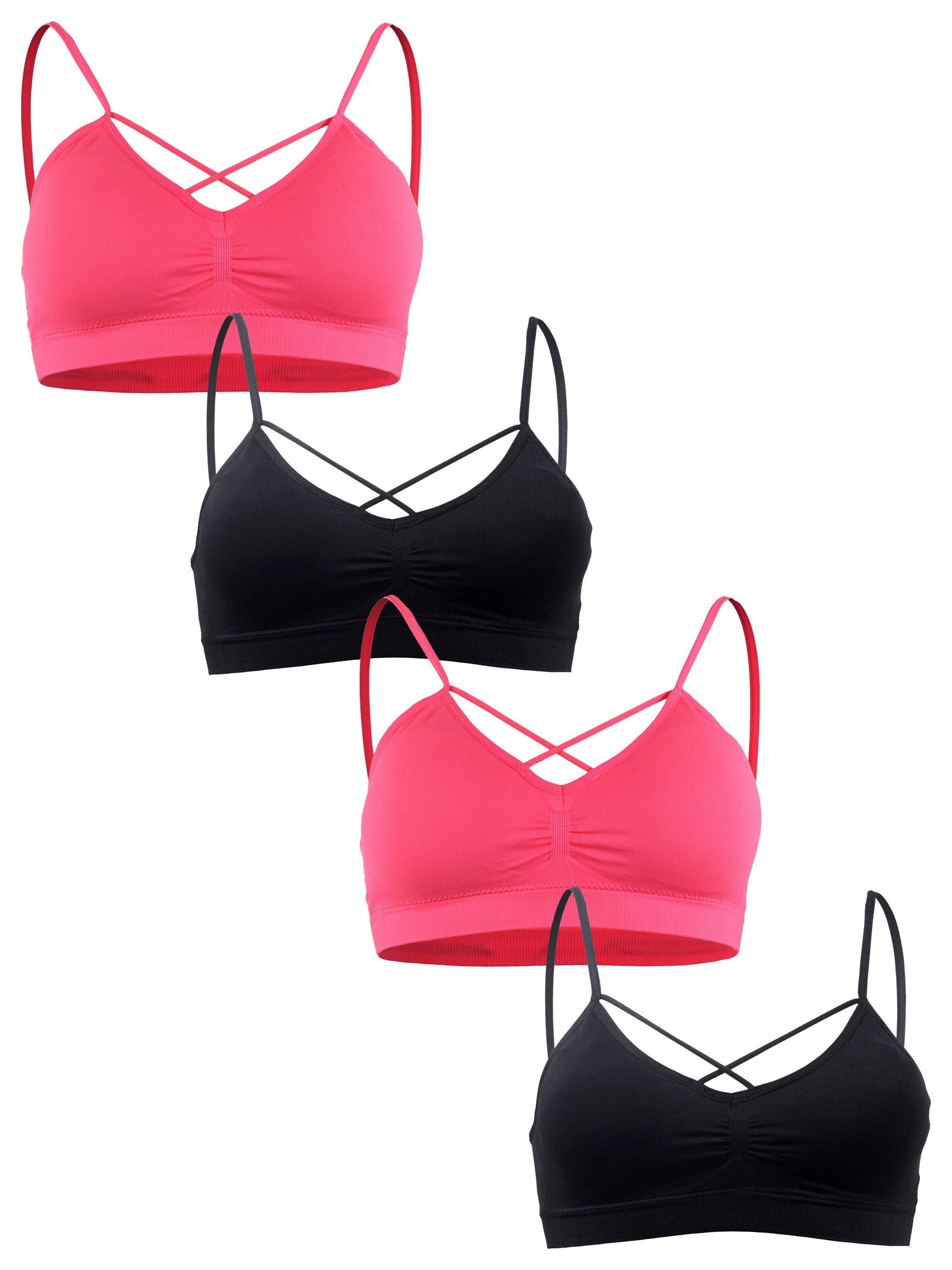 Fabio Farini Sport-BH Sport-BH - Damen nahtlose Sport-Bustier aus atmungsak günstig online kaufen