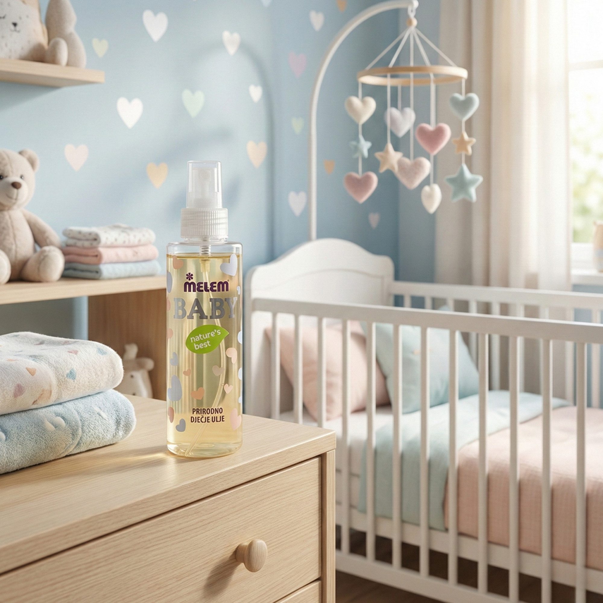Melem Körperöl Melem Baby Oil 150 ml – Sanftes Pflegeöl für Babyhaut