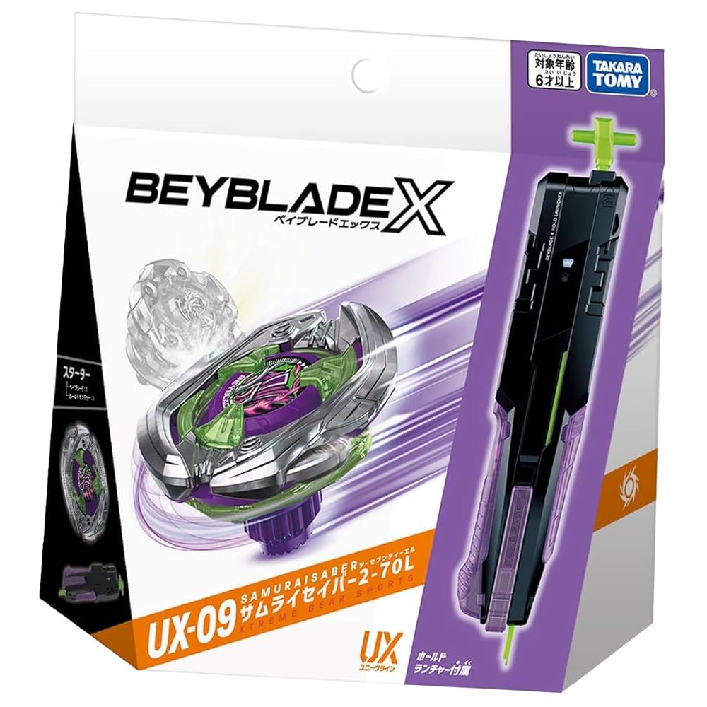 Takara Tomy Speed-Kreisel Takara Tomy BeyBlade X Samuraisaber UX-09