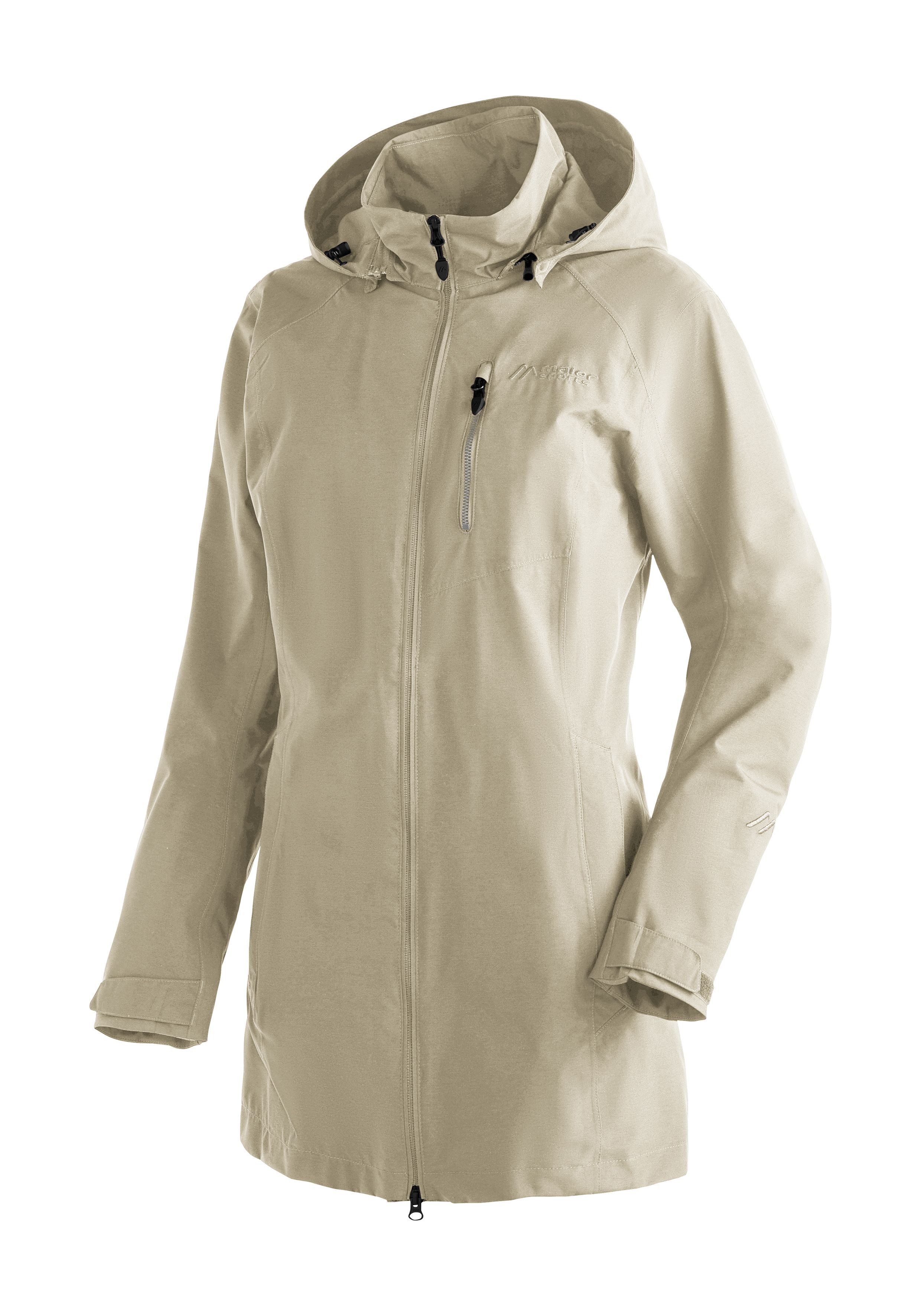 Maier Sports Funktionsmantel Perdura rec W Parka, Longjacket abnehmbare Kapuze