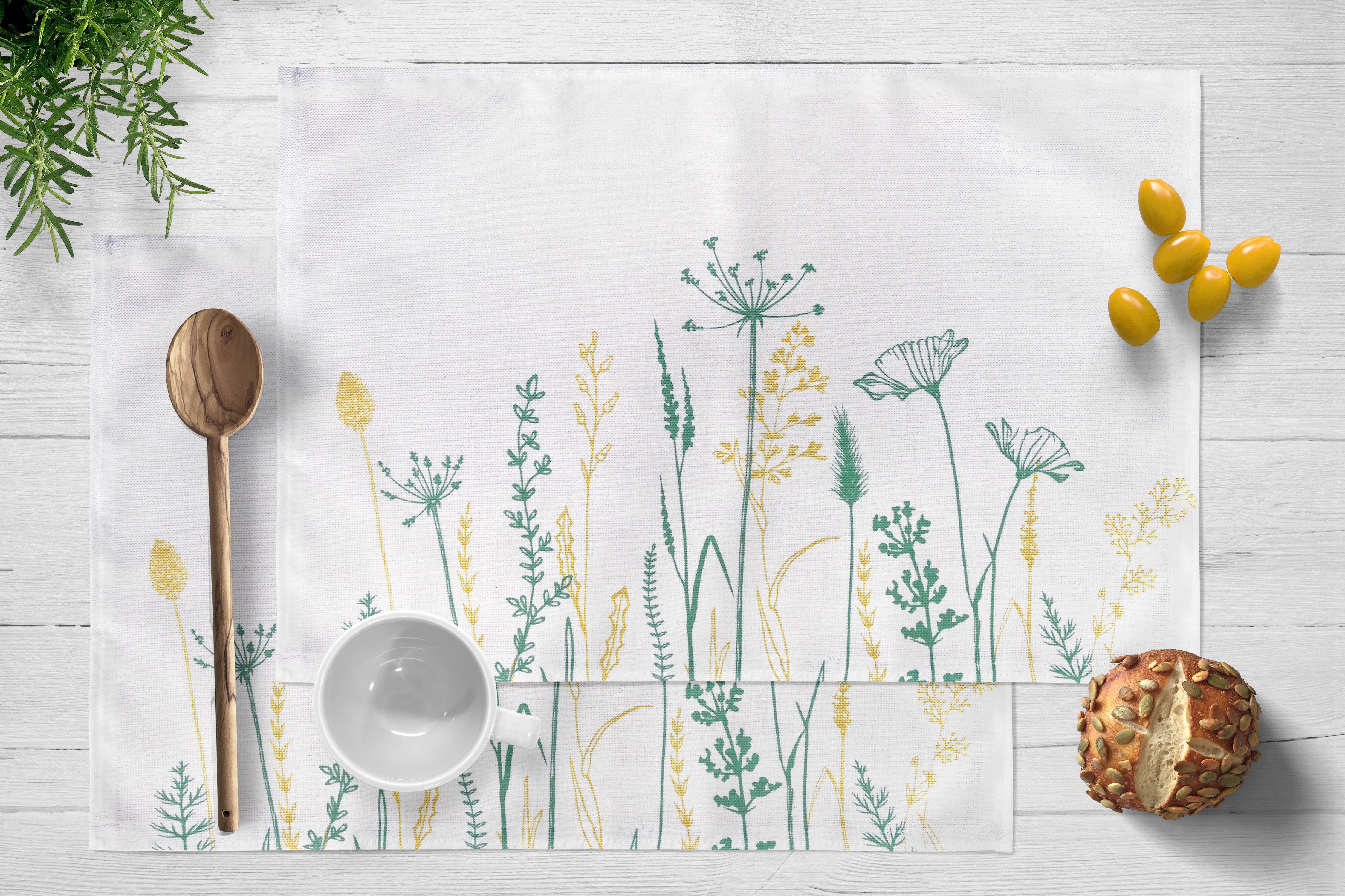 my home Platzset Nérac, (Set, 2-St), 2er Set, basic, bedruckt, pflegeleicht günstig online kaufen