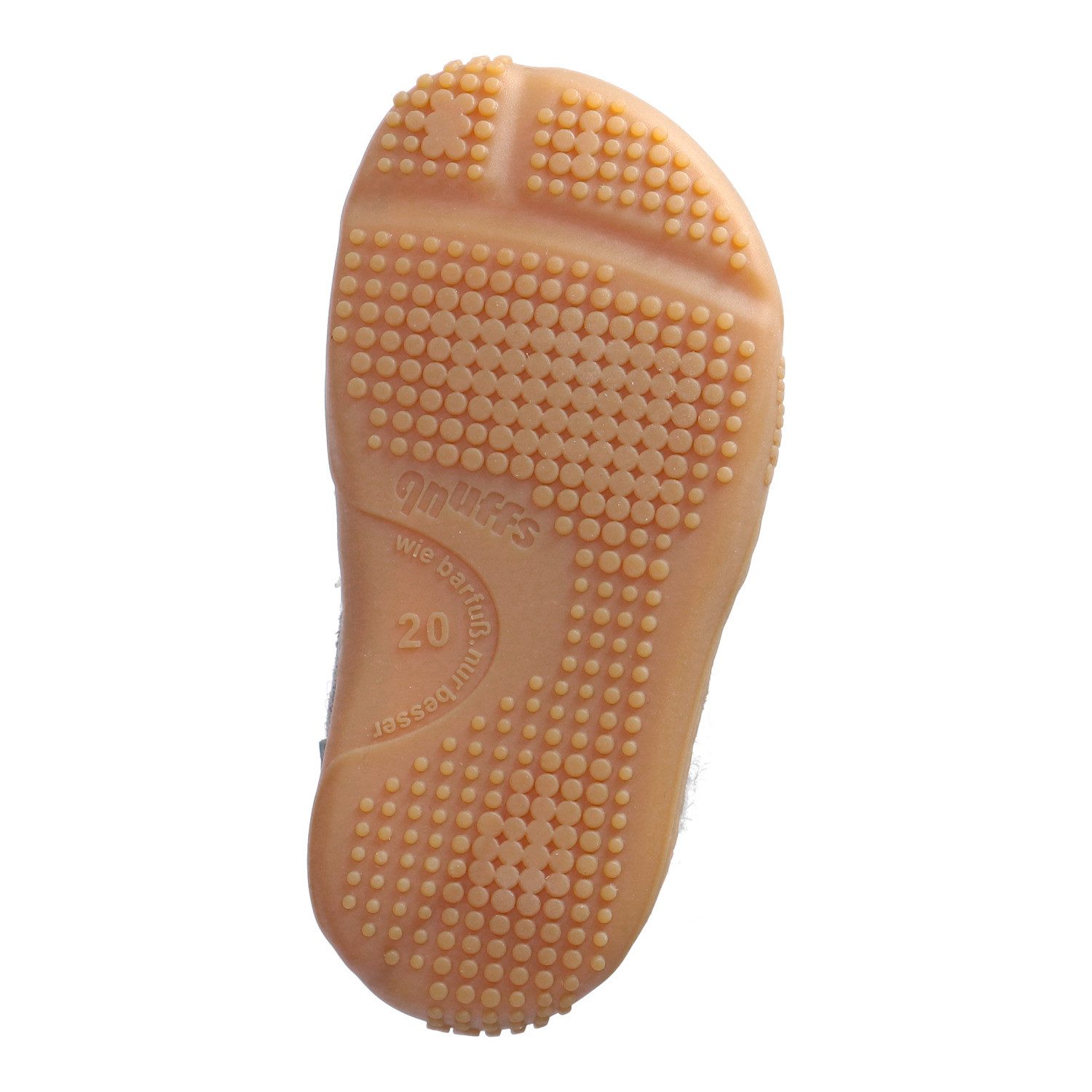 qnuffs WEIDE Barfußschuh Schnürschuh mit Namenschild an der Rückseite – Bild 4 von 5