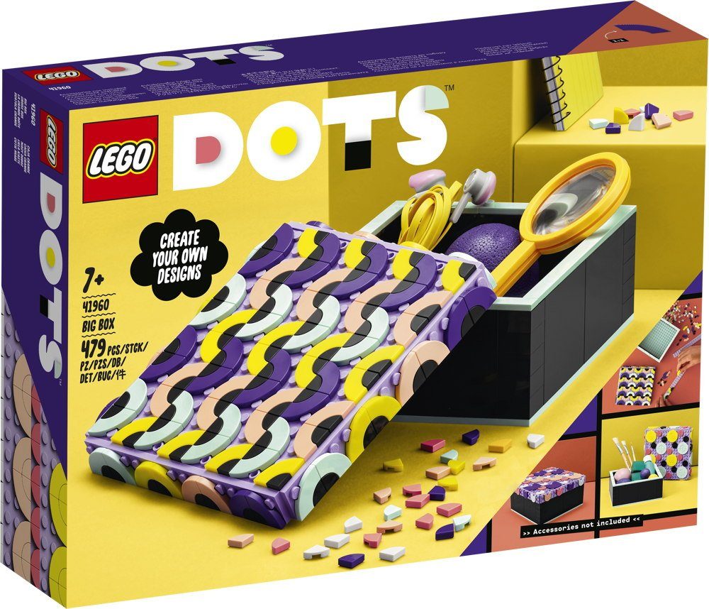 LEGO® LEGO® DOTS Große Box 479 Teile 41960 Spielbausteine