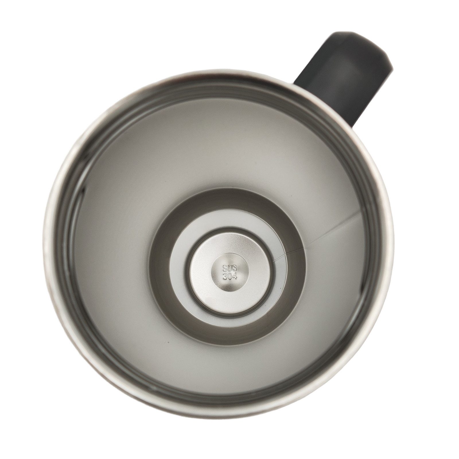 BURI Tasse Thermobecher mit Strohhalm 1100ml Trinkbecher Isolierbecher Edelstahl, Edelstahl