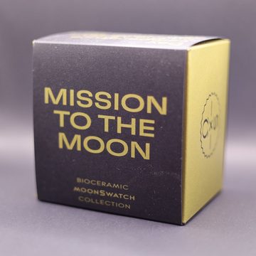 Omega Chronograph Swatch X Omega Moonswatch Moonshine Gold - Harvest Moon, (1-tlg)