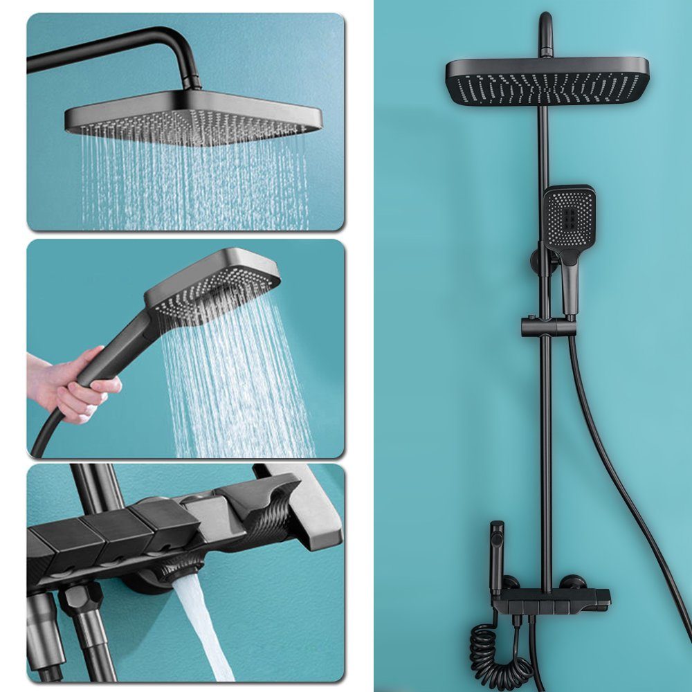 XERSEK Duschsystem Regendusche set Überkopfbrauseset Brauseset günstig online kaufen