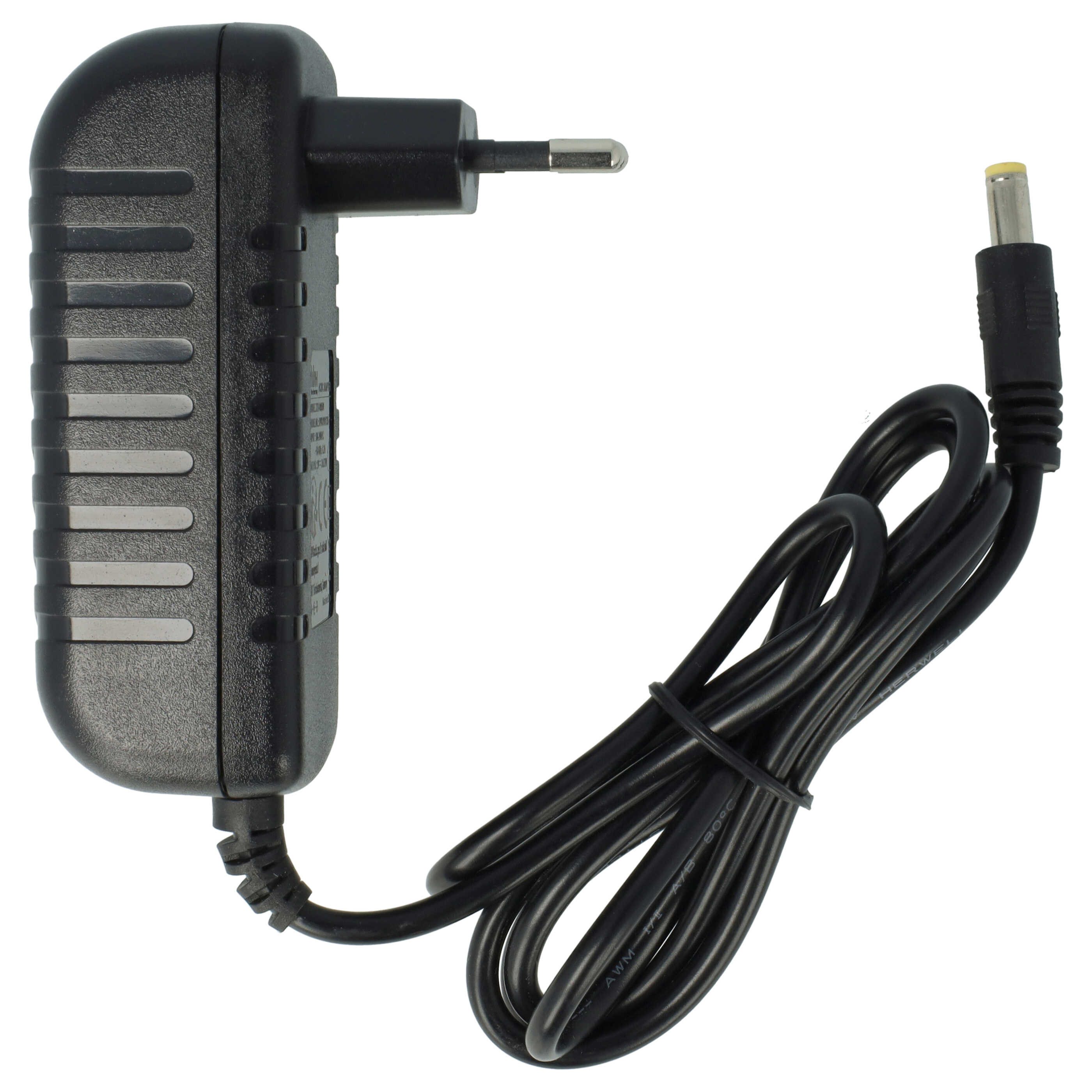 vhbw passend für Line 6 POD HD 300, Go, HD Serie, HD Bean, HD 500X, HD 400 Netzteil (Ersatznetzteil für Ihr Overdrive-Pedal, Netzgerät mit Euro-Stecker)