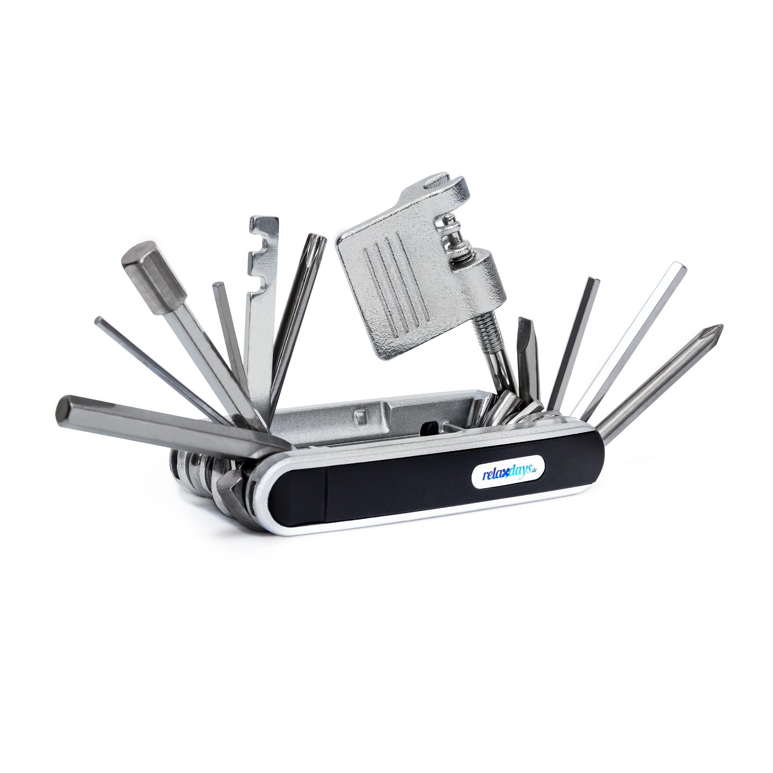 relaxdays Fahrrad-Reparaturset Fahrrad Multitool
