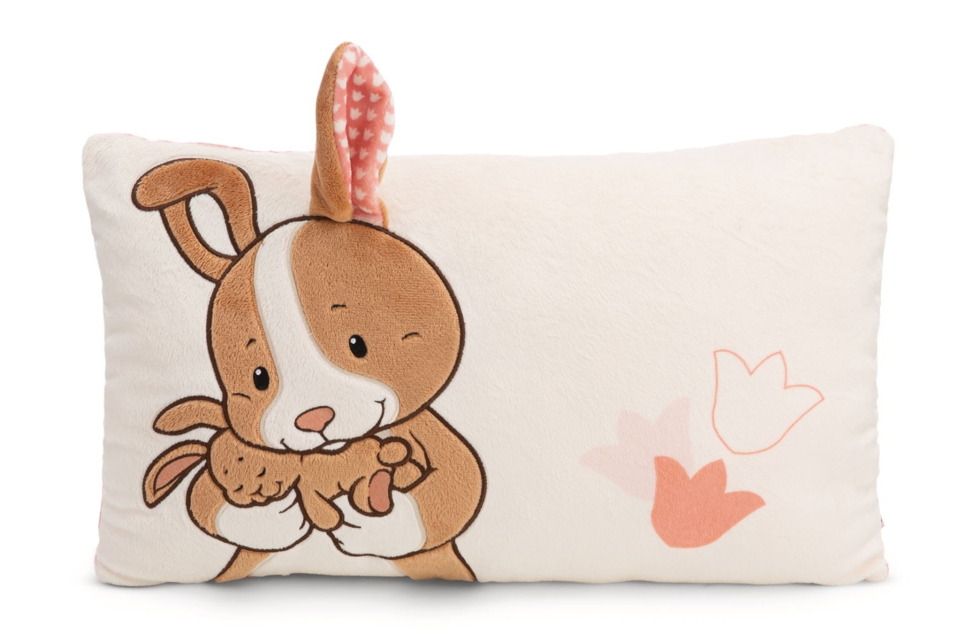 Nici Kuscheltier Nici Kissen Hase & Kind Hopsala 43 x 25 cm
