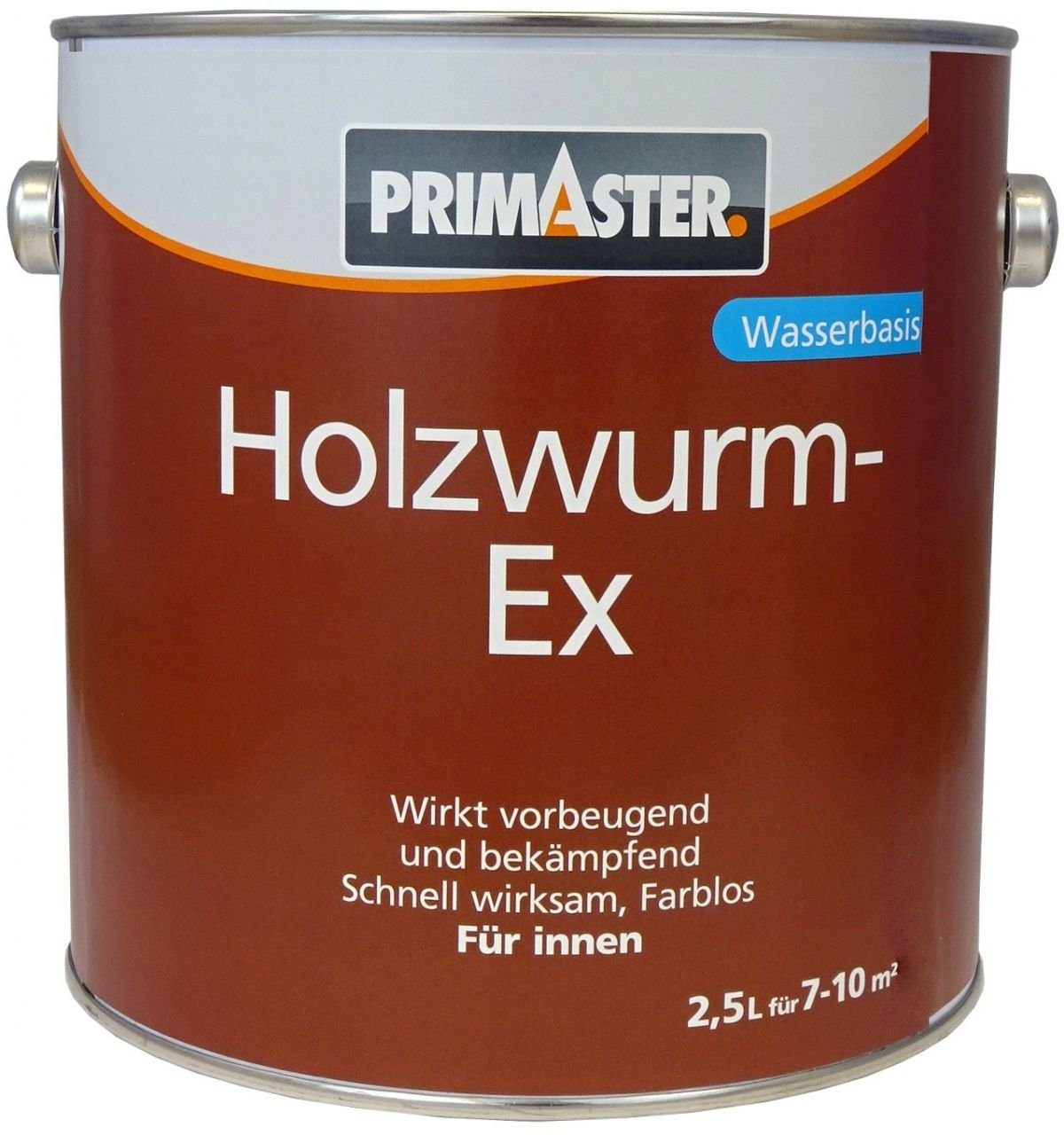 Primaster Holzschutzlasur Primaster Holzwurm EX 2,5 L