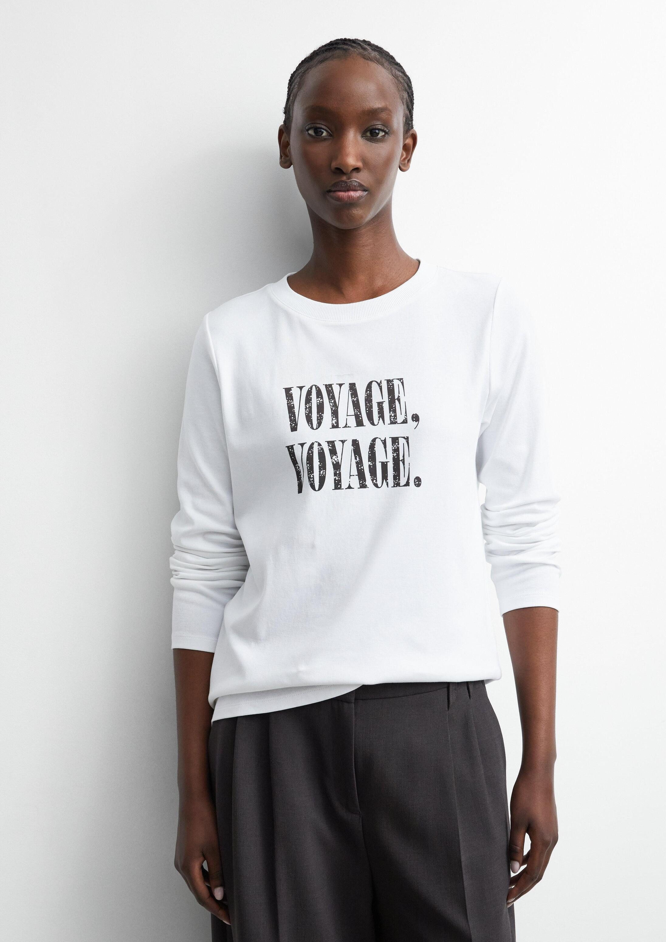 comma Langarmshirt T-Shirt Longsleeve mit Artwork