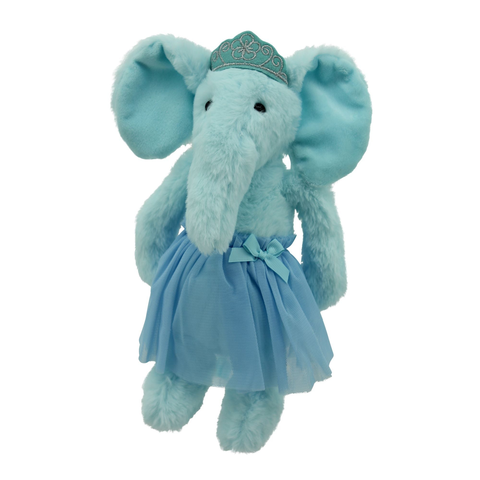 Sweety-Toys Kuscheltier Sweety Toys 13920 Elefant Stoffpuppe Ballerina 30 cm mit Krone