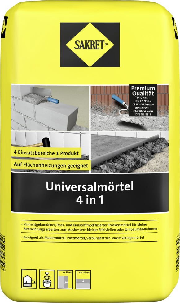 Sakret Mörtel SAKRET Universalmörtel 4 in 1 10 kg günstig online kaufen