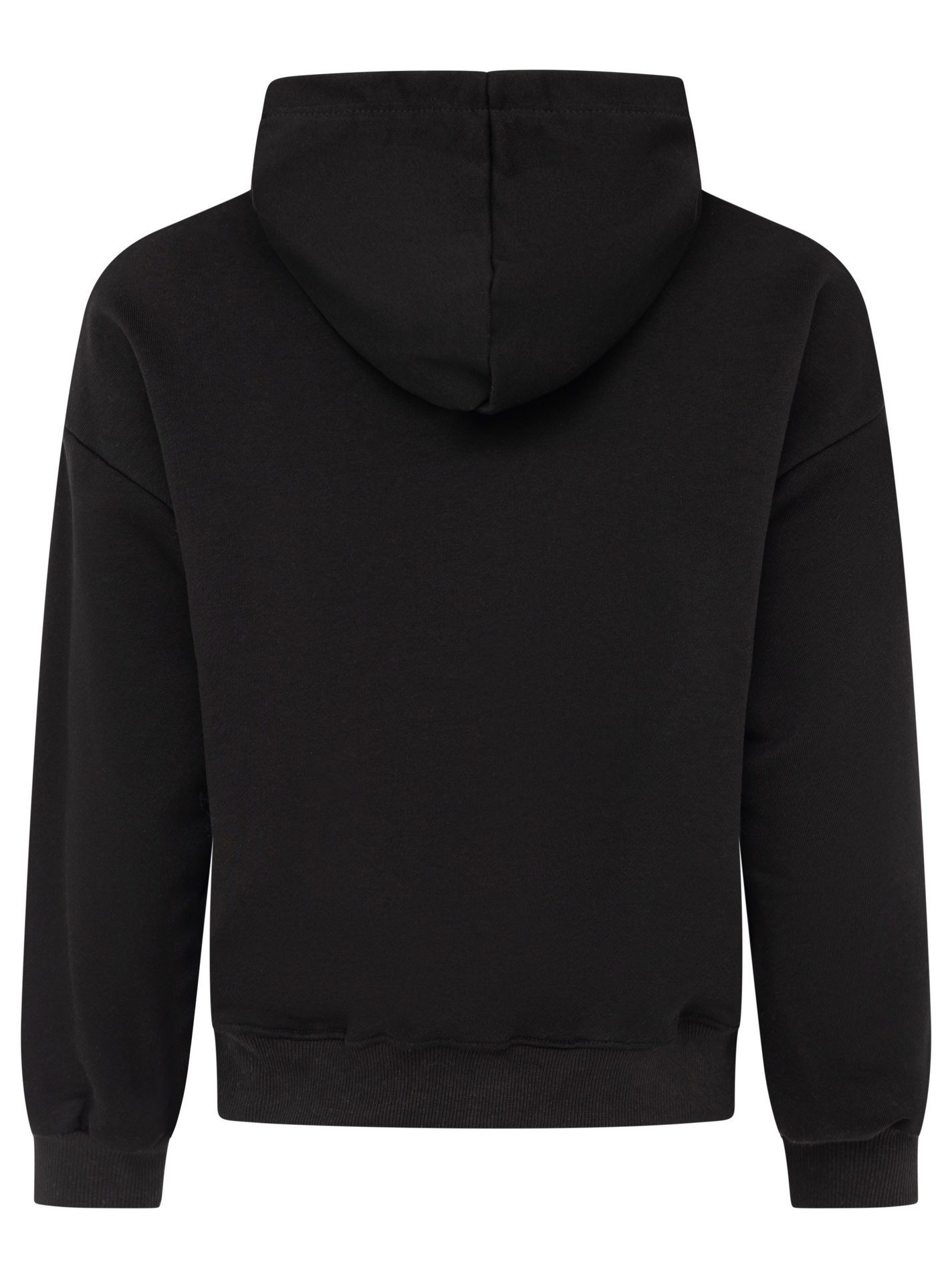 Zwillingsherz Hoodie "Smile" Kapuze, lange Ärmel, elastische Bündchen, großer Neon-Print – Bild 4 von 5