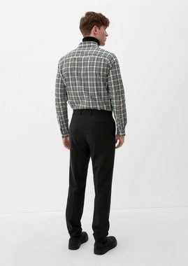 s.Oliver Langarmhemd Slim: Hemd mit Button-down-Kragen
