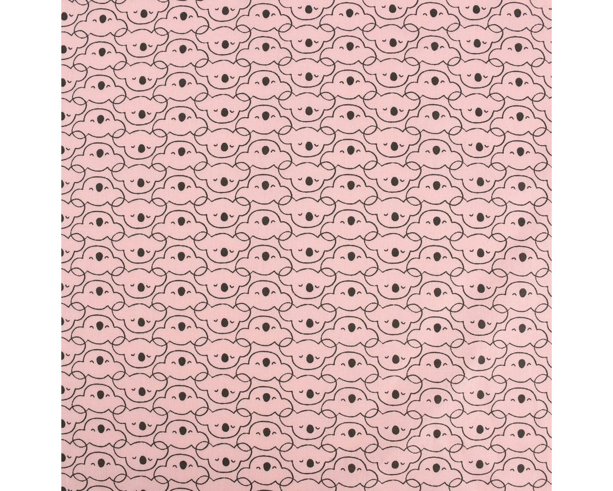 Thumbnail - SCHÖNER LEBEN. Stoff Baumwollstoff MIKOA Koala Kopf rosa dunkelgrau 1,50m Breite
