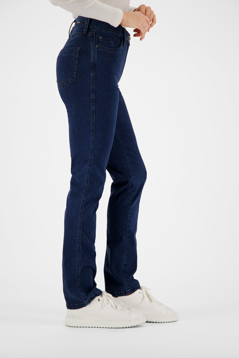 Atelier GARDEUR Slim-fit-Jeans MAJA4-670991-7268 Damenhose Slim Fit blau dunkelblau Materialmix mit Stretch für hohen Tragekomfort