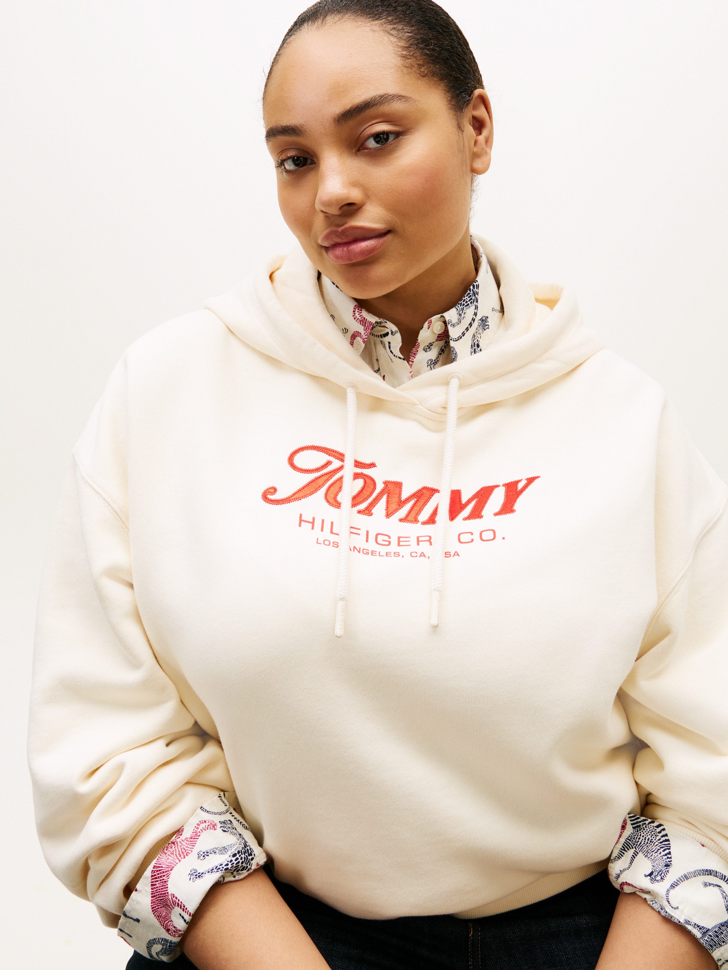 Tommy Hilfiger Curve Hoodie CRV FUN GRAPHIC MDRN HOODIE in großen Größen