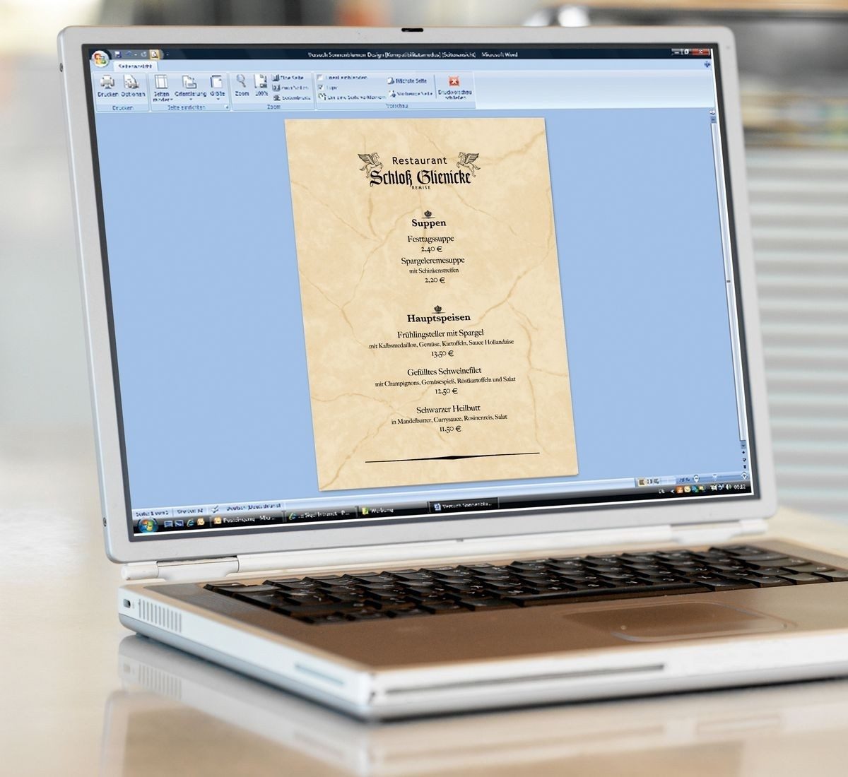 Sigel Designpapier Designpapier Struktur A4 90g/qm Granit beige VE=100 Blatt