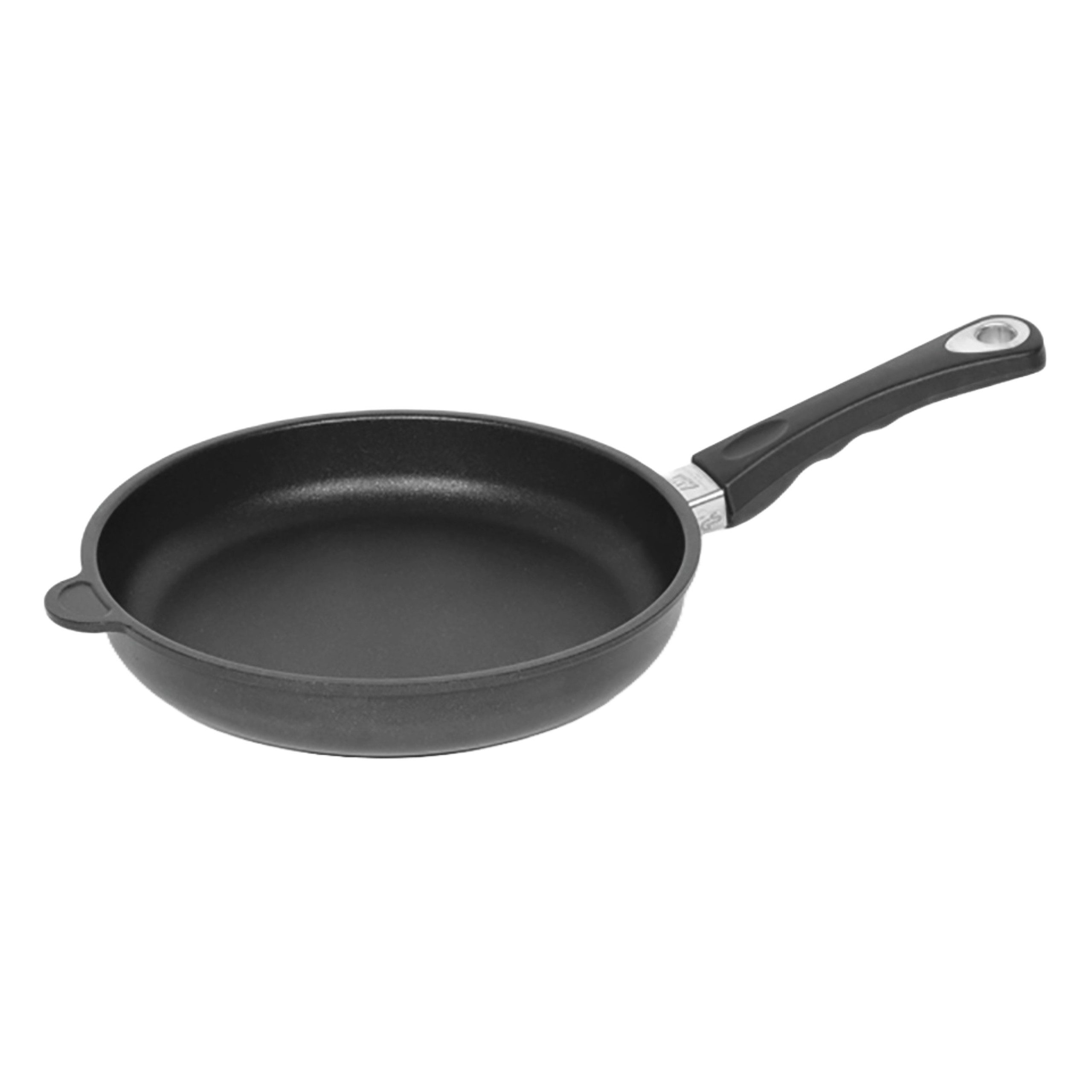Lotus Gusspfannen Pfannen-Set Flachpfanne Ø 26cm, Boden 20,5cm inkl. Griff abnehmbar