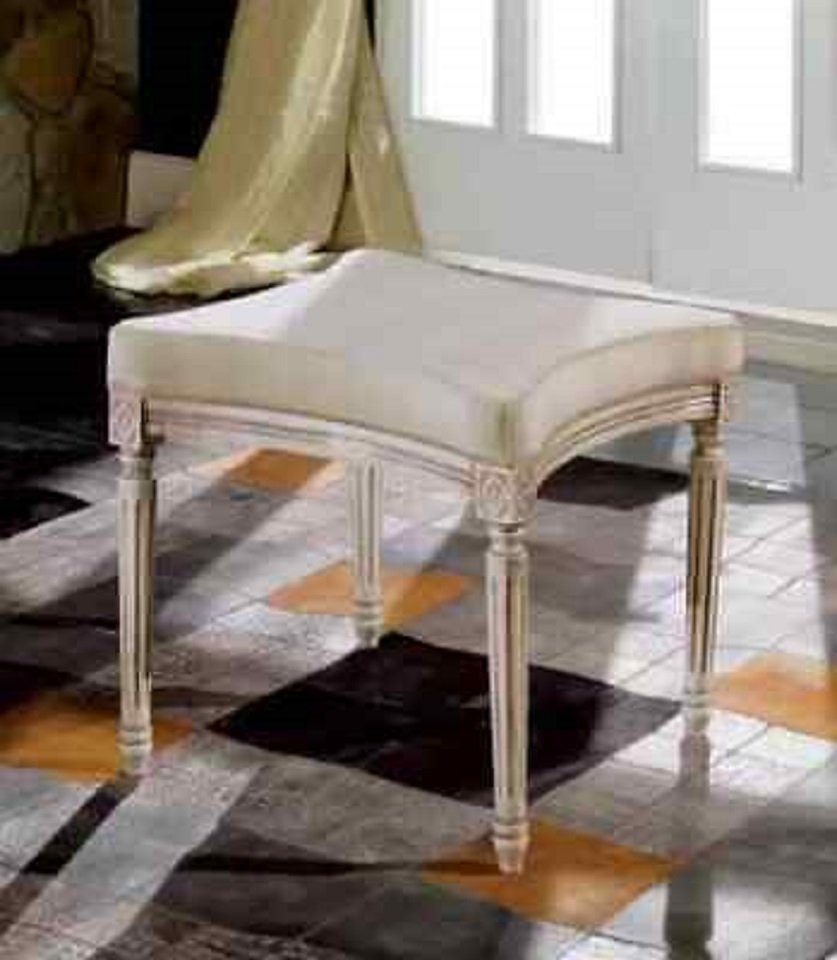 Sitzmöbel Polstehrocker Sitzhocker Sitzbänke Italy (Hocker), JVmoebel Klassischer in Hocker Designer Made