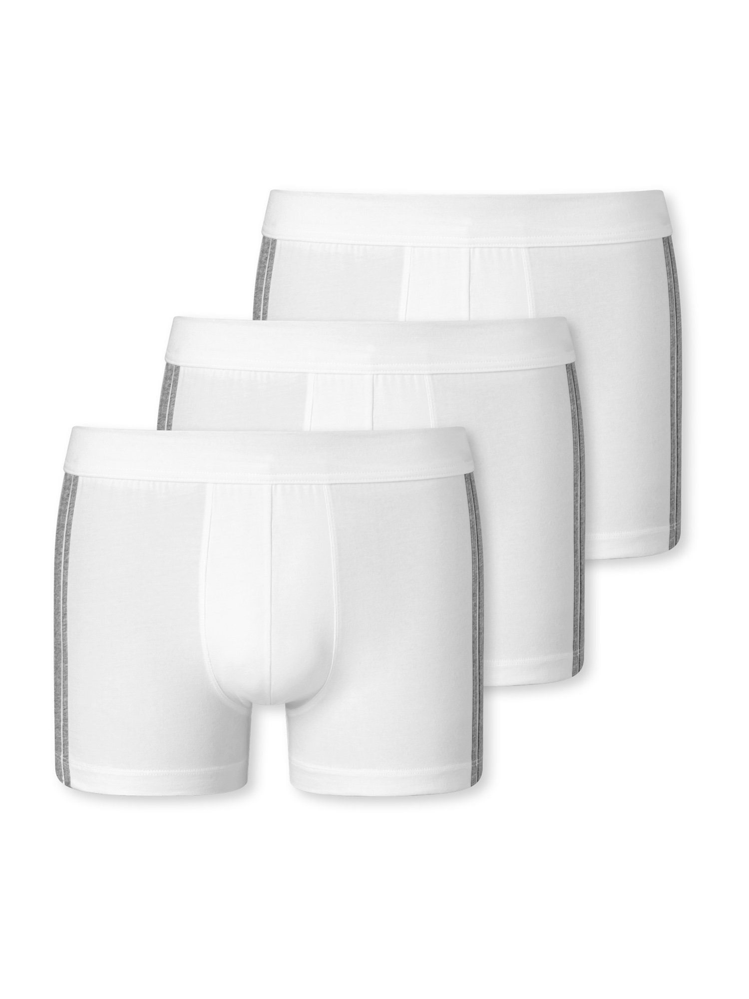 Schiesser Boxer 3PACK Shorts (3-St) weiss