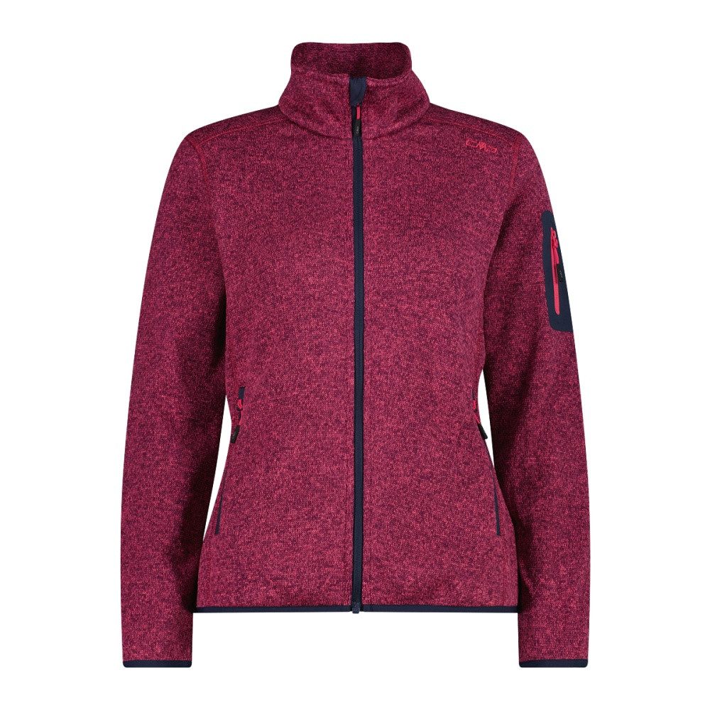 CMP Outdoorjacke CMP schweres Fleecejacke Knit-Tech Meliert Damen