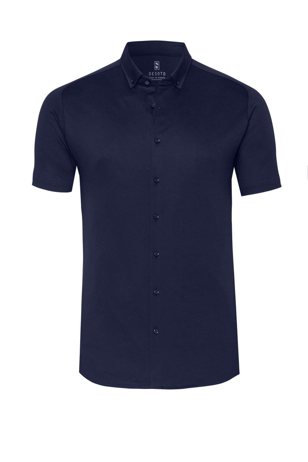 DESOTO Kurzarmhemd Casual Modern BD 1/2 Mit Rundhalsausschnitt günstig online kaufen