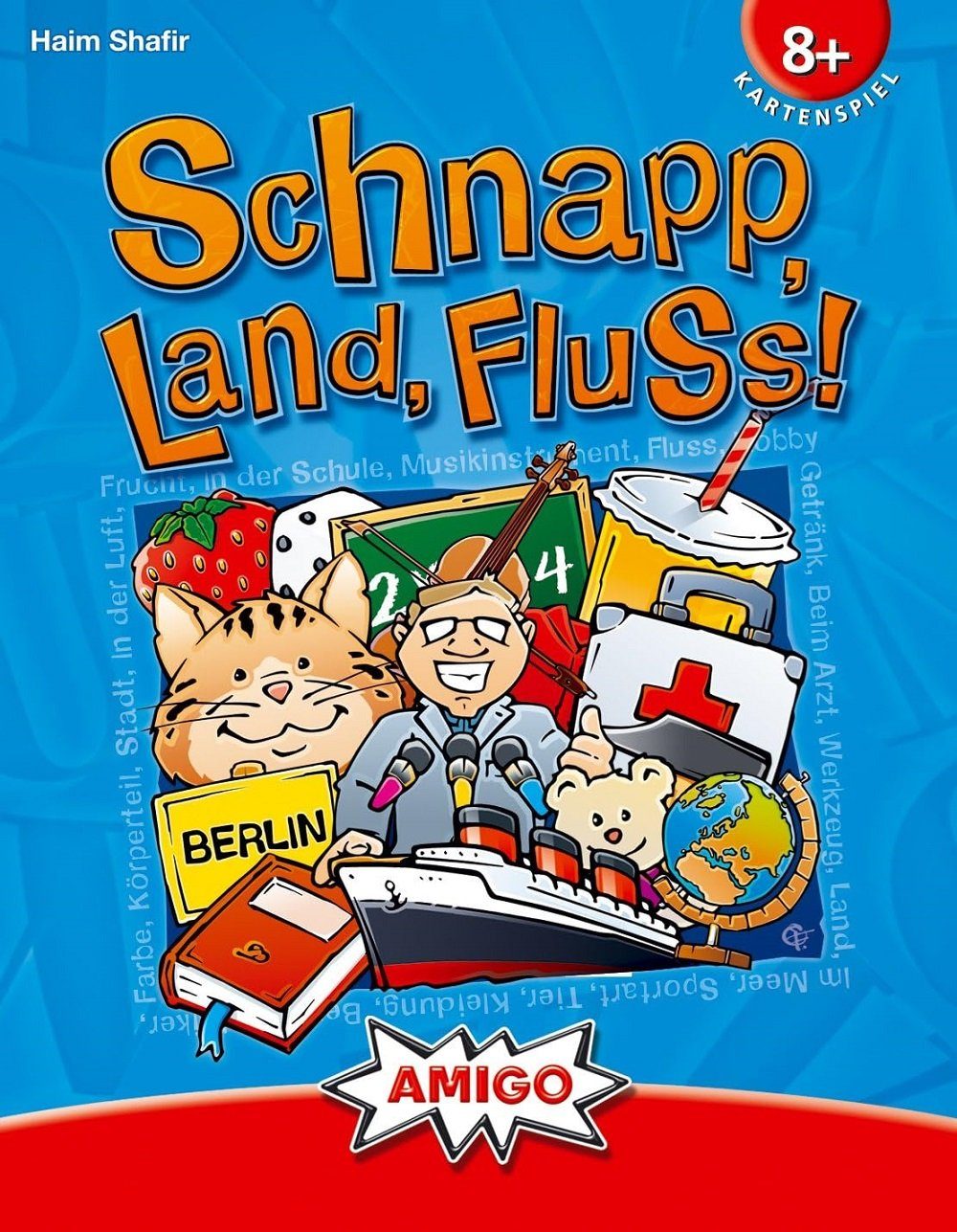Amigo Spiel + Freizeit GmbH Spiel, Schnapp, Land, Fluss!, Kartenspiel - Kinderspiel, Familienspiel, Strategiespiel - Reisespiel