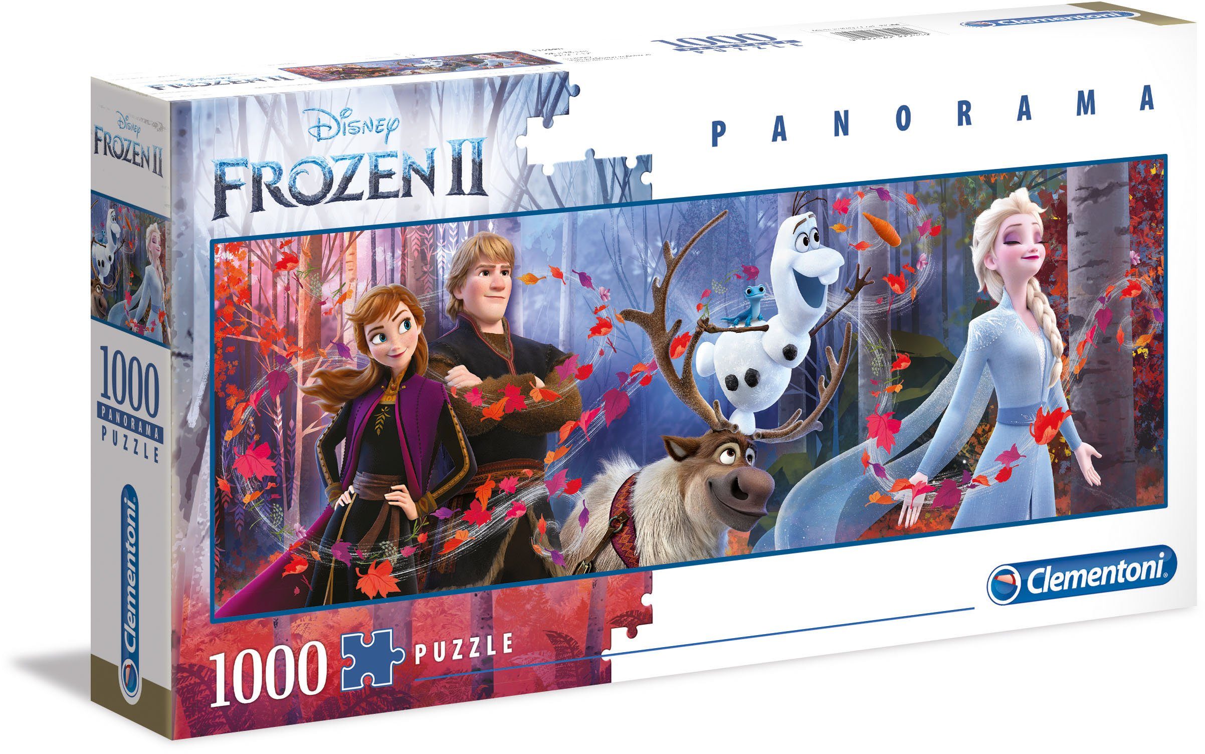 Clementoni® Puzzle Panorama, Disney Made Europe 2, Frozen 1000 in Puzzleteile