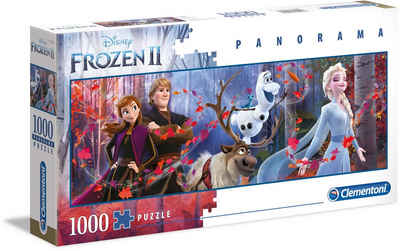 Clementoni® Puzzle Panorama, Disney Frozen 2, 1000 Puzzleteile, Made in Europe