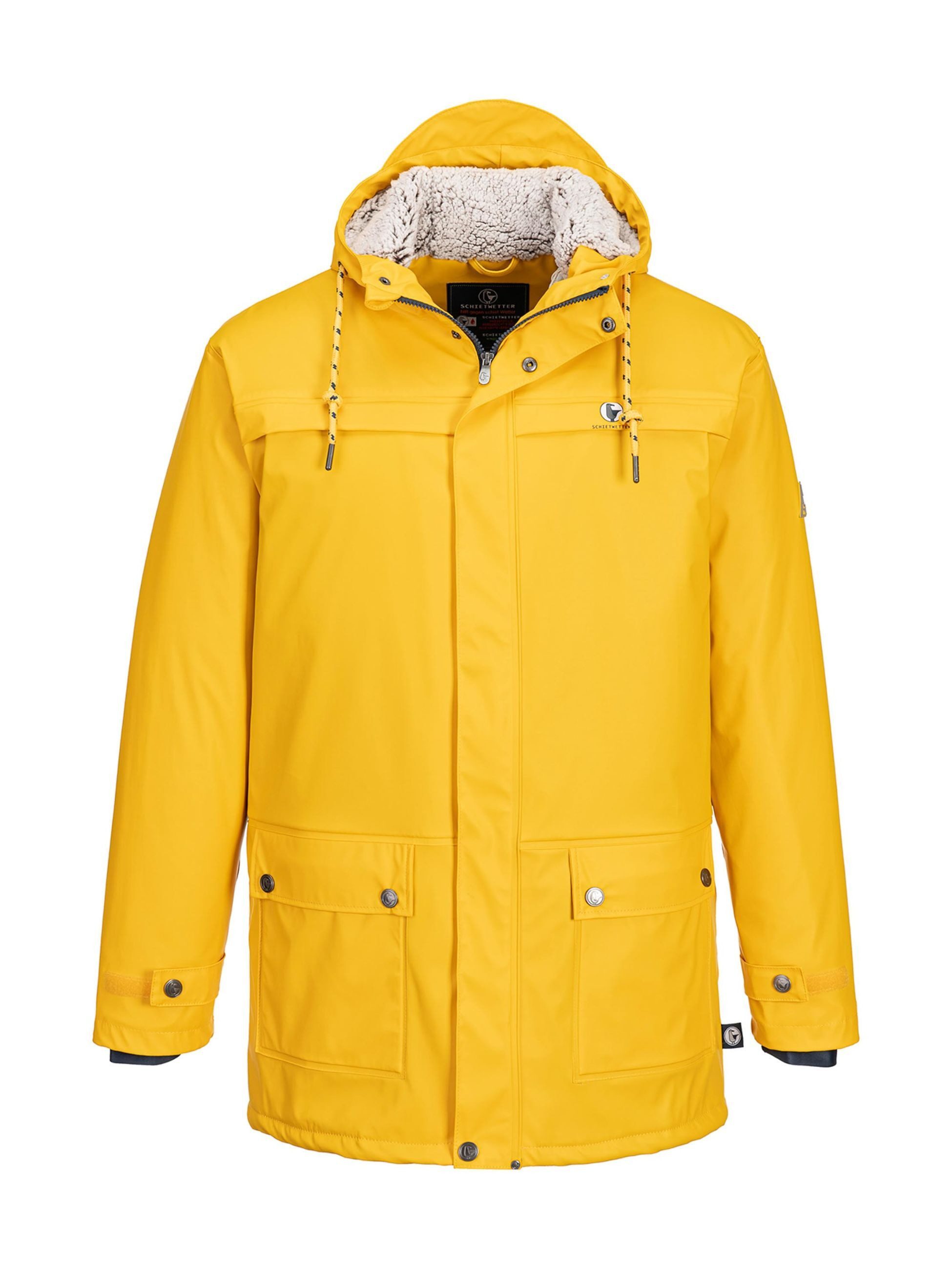 Schietwetter Regenjacke Herren Regenjacke gefüttert verschweißte Nähte
