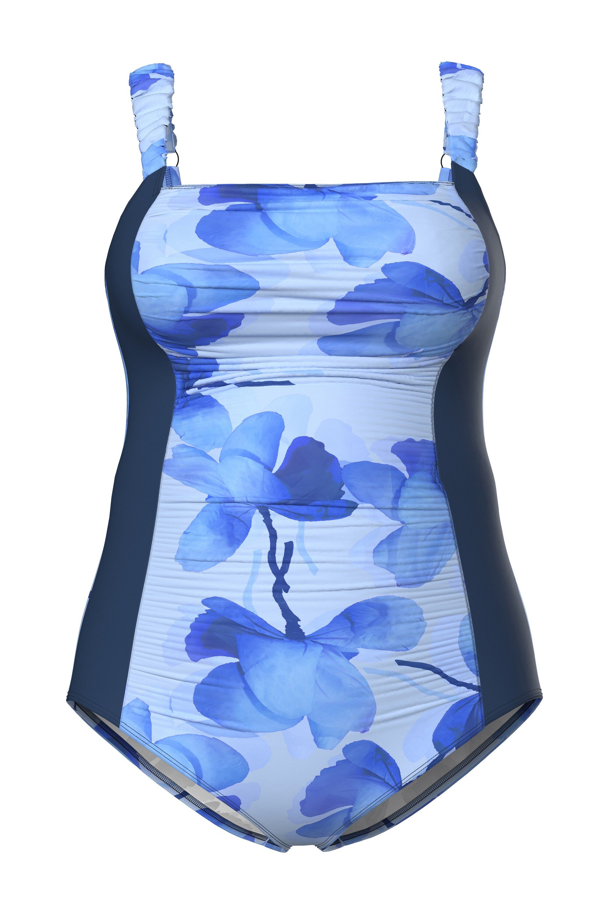 Ulla Popken Badeanzug Badeanzug Blüten Softcups günstig online kaufen