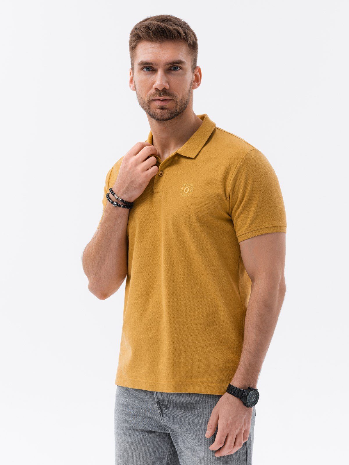OMBRE Poloshirt Ombre Herren Pique-Strick-Poloshirt - günstig online kaufen